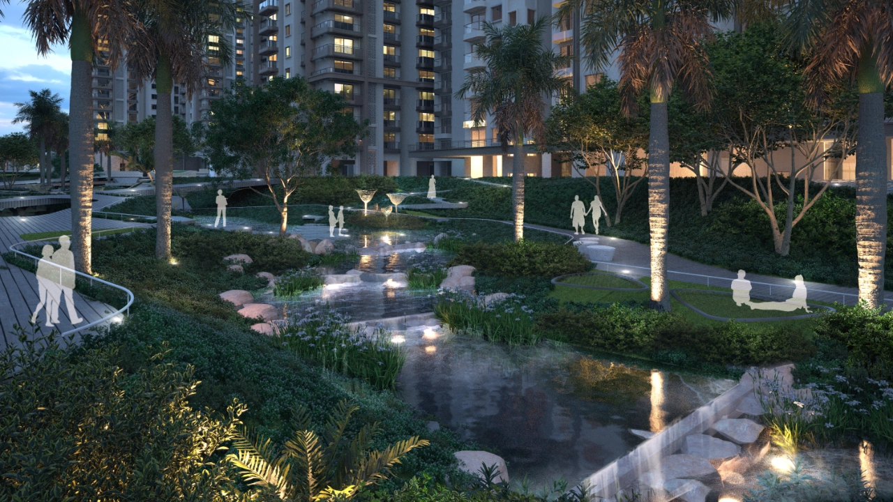 Sattva City Night View Sattva City Night View