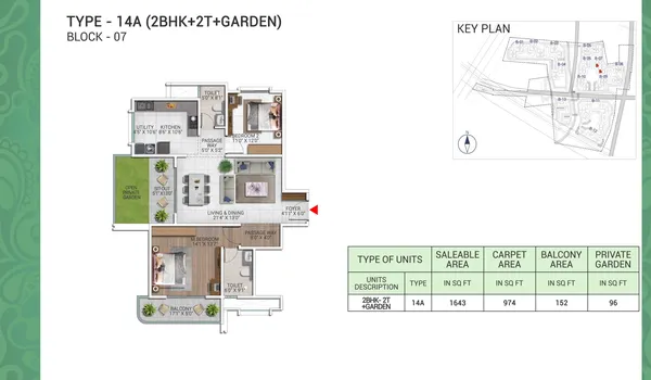 2 BHK 1643 Sq Ft 2 BHK 1643 Sq Ft