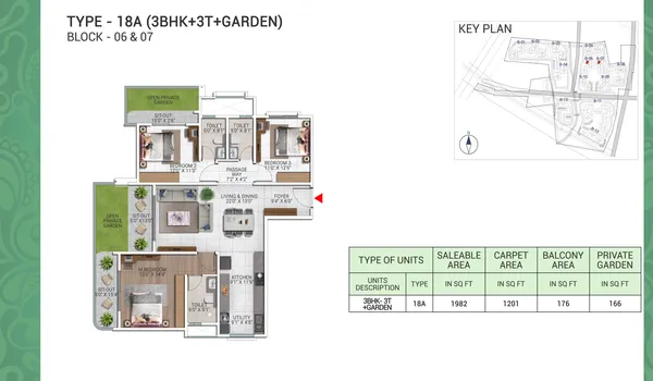 3 BHK 1982 Sq Ft 3 BHK 1982 Sq Ft